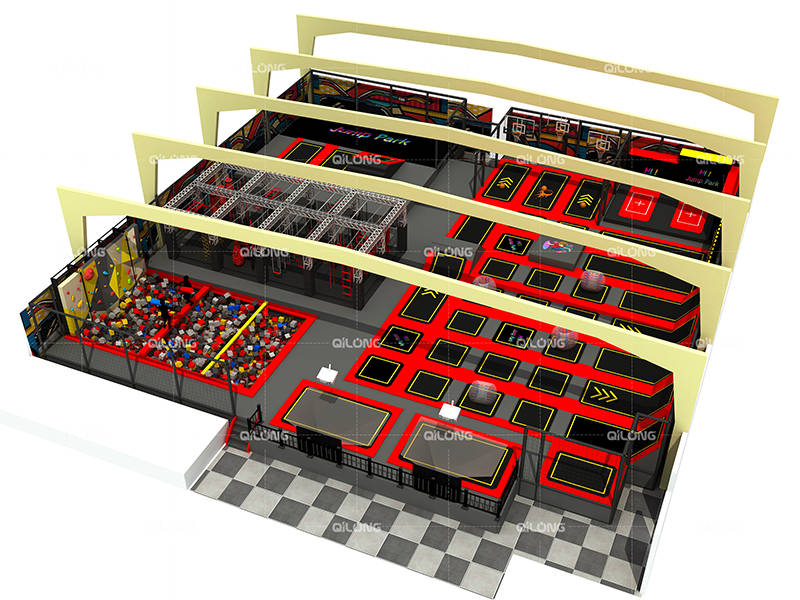 2023 New Trampoline Park Equipment For Adult