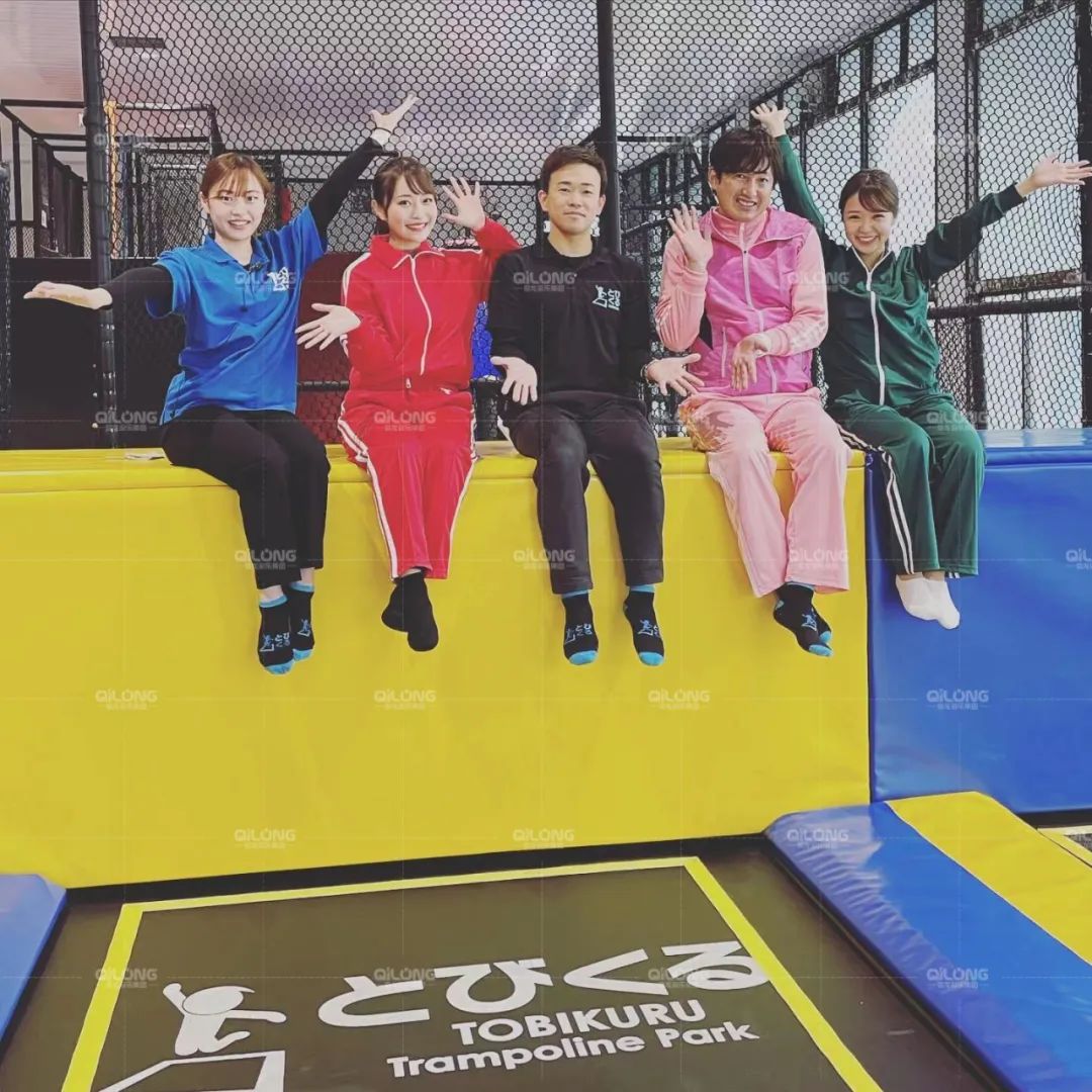 Newest 500 square meters of trampoline park in Japan
