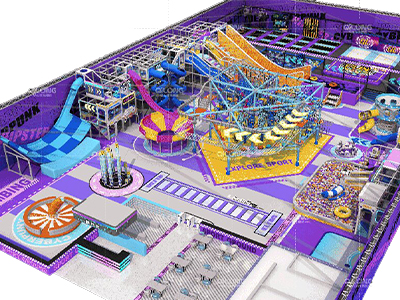 QiLong 2000 sqm Shanghai Indoor Playground
