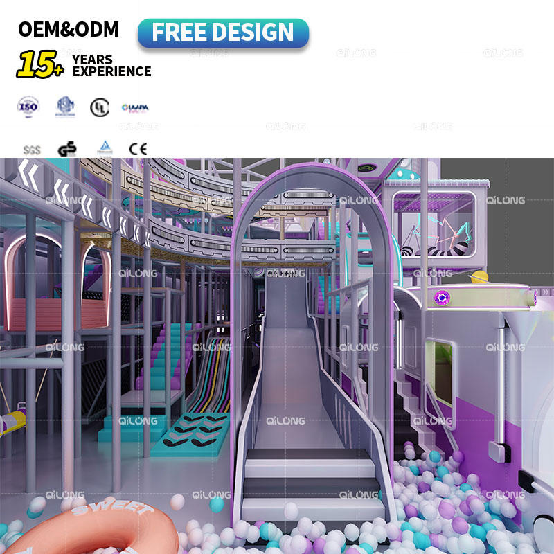 Professional Design Shopping Mall Daycare Commercial Kids Entertainment Soft Play Equipment Set Indoor Playground
