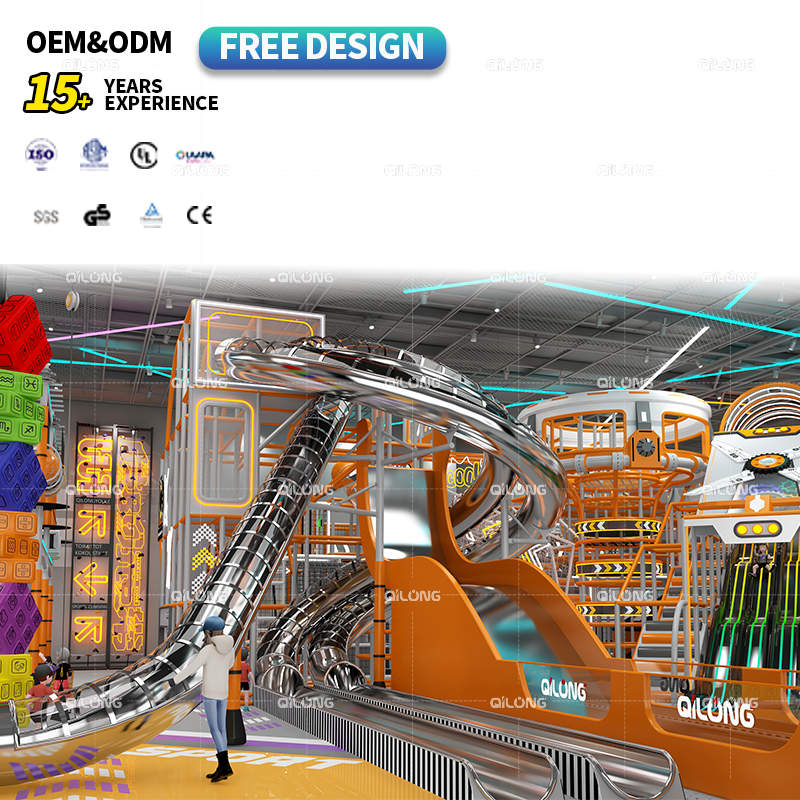 Kids Amusement Equipment Slide Indoor Playground Play Center Amusement Park for Shopping Mall FEC Play