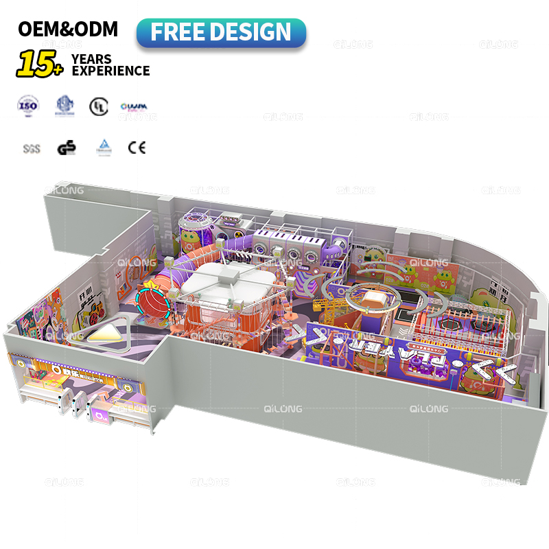 Custom Designed Soft Play System for Indoor Kids' Playground Amusement Park Playground Indoor Maze Game Indoor Soft PlayGround